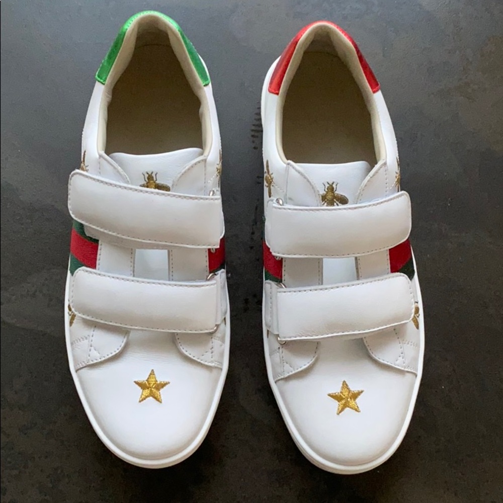 Gucci Kids New Ace V.L. Big Kid Sneaker